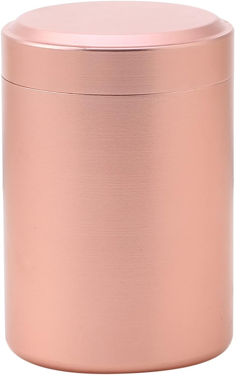 DAMAJI Tea Tin Canister with Lid for Loose Tea Small