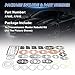 INGKAN A761E A760E Transmission Master Rebuild Kit Overhaul Fits for 2005-UP Crown,for 2006-2009 IS250 GS350 IS350 LS430 GS350 Car Aftermarket Parts