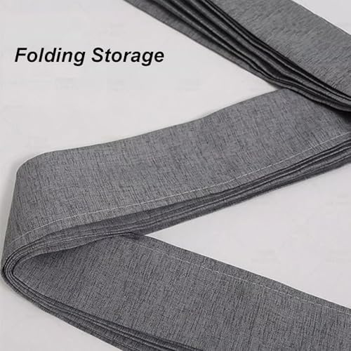 Dust-Proof Privacy Cabinet for Shelves & Closets, Short Kitchen Storage with Sliding Track, Green 120x70 cm, Perfect for Under Sink & Doorless Areas