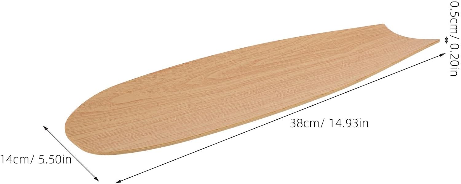UKCOCO Plastic Blade Replacement - 36'' Ceiling Electric Fan Blade - Imitation Wood Grain Ceiling Accessory for Broken Replacing, Indoor Living Room