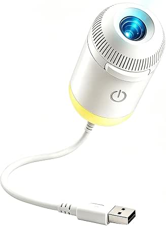 2027 Upgraded 5D Dynamic Holographic Star Projector with HD Galaxy Night Light