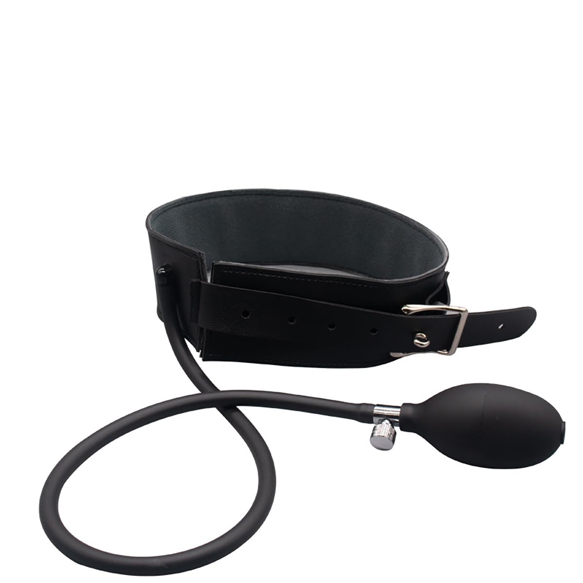 Collier Gonflable Fun pour BDSM – Collier de Jeu de Rôle Ajustable pour Hommes et Femmes – Jouet de Contrainte Réglable pour Adultes