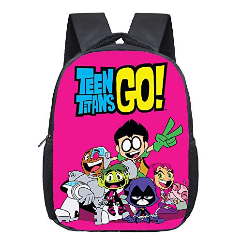 Teen Titans Go Mochila Casual Mochilas de niños de Estilo Simple for Anti