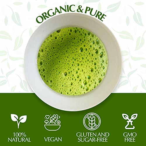 Té verde japonés Matcha ceremonial en polvo 30 g miniatura 3