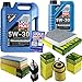 Produktbild QR-PARTS 69348725 Filter Set Inspektionspaket 6 Liter Liqui Moly Motoröl Longtime High Tech 5W-30 MANN-FILTER Innenraumfilter Kraftstofffilter Luftfilter Ölfilter