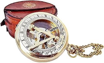 Brass Sundial Push Open Compass product image
