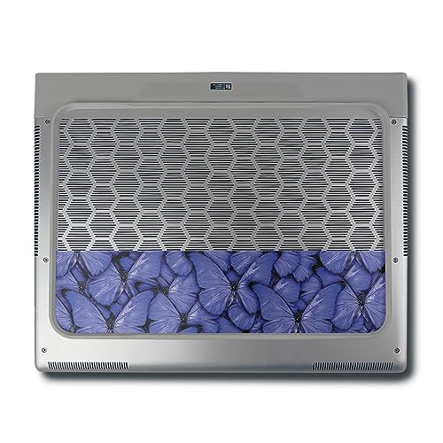 Image of MightySkins Skin Compatible with Alienware X16 R1 (2023) Full Wrap Kit - Blue Butterflies | Protective, Durable, and Unique Vinyl Decal wrap Cover | Easy to Apply & Change Styles | Made in The USA