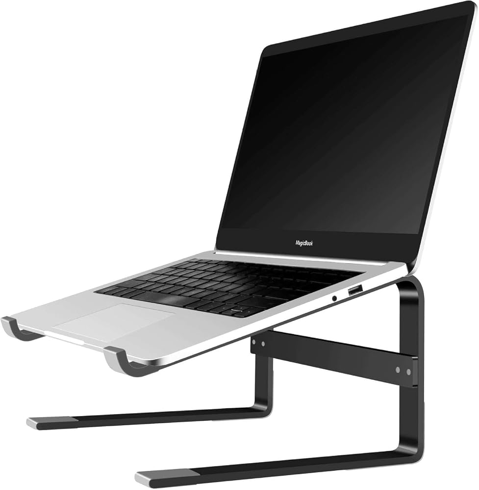 Height Adjustable Laptop Stand for Desk, Ergonomic Design