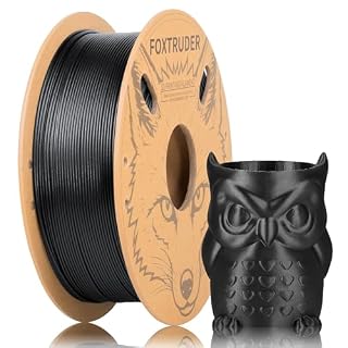 カーボンファイバーPETGフィラメント 1.75mm、FOXTRUDER 高強度・高剛性・軽量 3Dプリンターフィラメント、FDMプリンター対応、屋外・産業用途に適した、1KGスプール