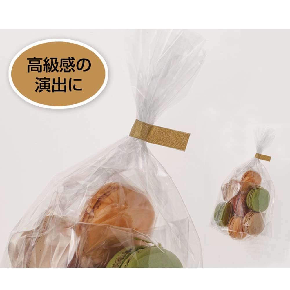 Amazon.co.jp: ニチバン バッグシーリングテープ 270 和紙 ゴールド 9