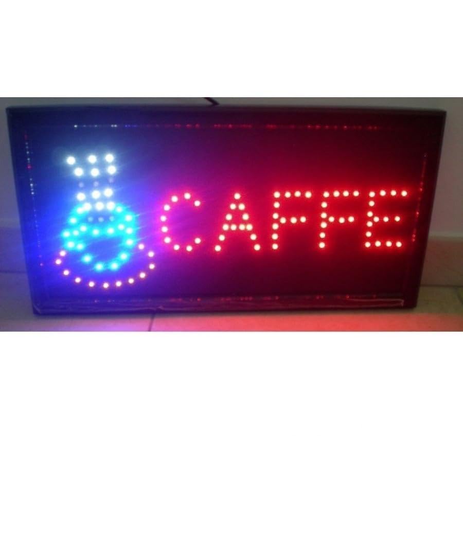 TrAdE Shop Traesio INSEGNA Luminosa INSEGNE Luminose A LED con Scritta Caffe caffè Caffe'
