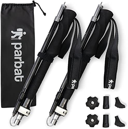 Walking Trekking Poles - 2 Pack, Lightweight and Ultra portable Hiking Sticks for Trekking/Camping/Climbing/Backpacking/Nordic Walking
