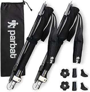 Walking Trekking Poles - 2 Pack, Lightweight and Ultra portable Hiking Sticks for Trekking/Camping/Climbing/Backpacking/Nordic Walking