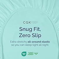 Vista 320 de King Fitted Bed Sheet - Bottom Single Fitted Sheet Only - Ultra-Soft Hotel Luxury Bedding w/ 8-16 Inch Deep Pockets - Breathable, Cooling & Wrinkle