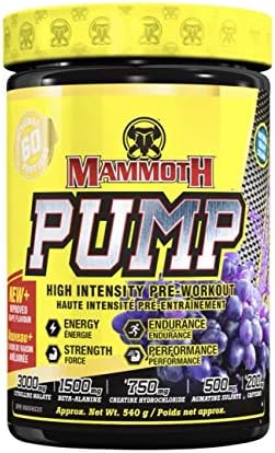 Mammoth Pump Purple Rain (New Flavour) - 60 Serve