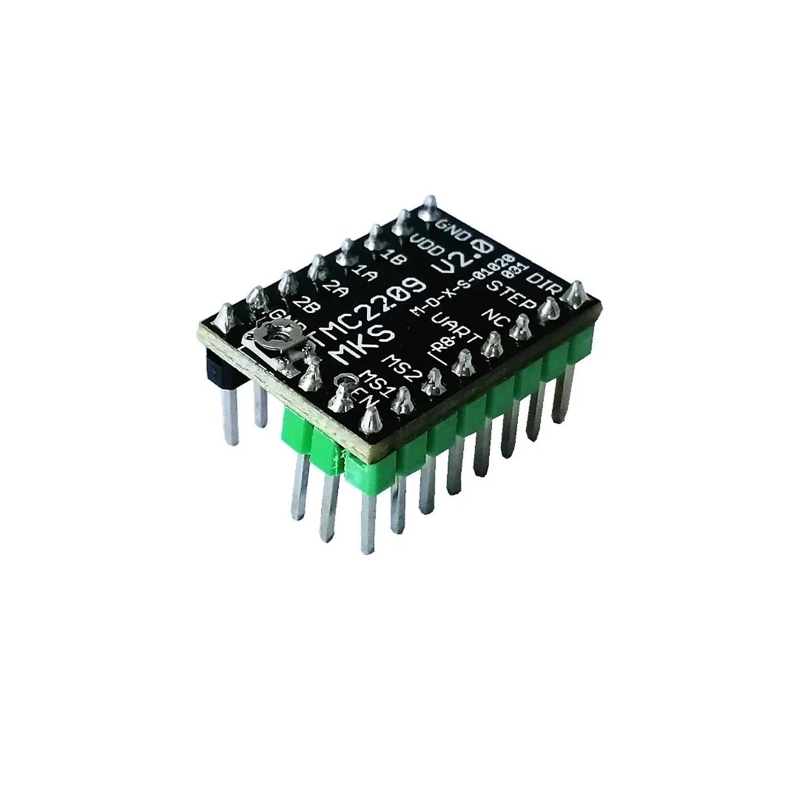 TMC2209 Schritt-Treiber-Controller TMC 2209 Motorschritt-Treiberplatine 3D-Drucker Stepstick Homeless Modul für Nema 17 Motor