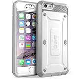 iPhone 6S Case, SUPCASE Apple IPhone 6 Case / 6S 4.7 Inch display [Unicorn Beetle Pro] Rugged Holster Cover with Builtin Screen Protector (White/Gray)