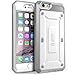 iPhone 6S Case, SUPCASE Apple IPhone 6 Case / 6S 4.7 Inch display [Unicorn Beetle Pro] Rugged Holster Cover with Builtin Screen Protector (White/Gray)