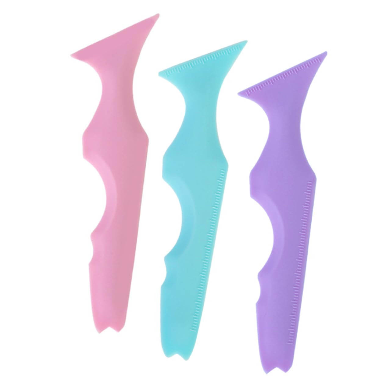 minkissy 5 Set Di Stencil Per Sopracciglia in Silicone Applicatore Per Eyeliner Strumento Per Il Trucco Ombretto Ragazza Forniture Aiuto Per Il Trucco 3 Pezzi*5
