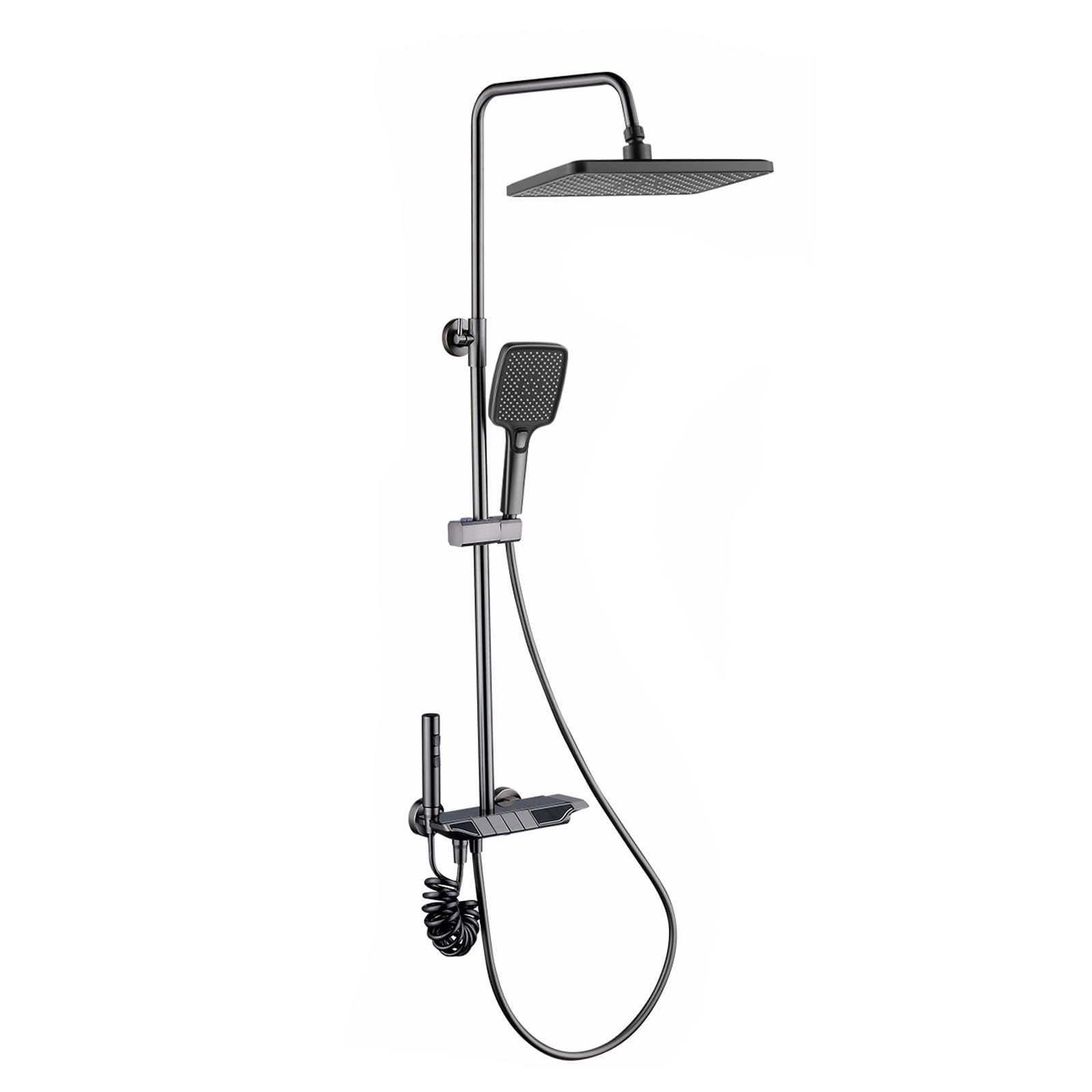 Accessoires de douche LED et colonne pluie pour transformer la salle de bain en spa à la maison