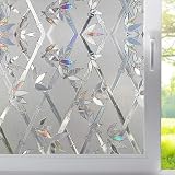 Pellicola statica per la privacy per battente – Adesivo in vinile PVC, spessore 0,24 mm, riutilizzabile, permette alla luce naturale di entrare