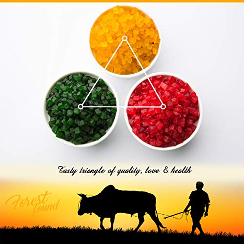 Image of Forest Found Multi Color Tutti Frutti 400g | Mix Fruit Cherries for Cake Making & Baking | Made with Taiwan Organic 786 Papaya & Brown Sugar | Natural Candied Fruit for Toppings, Cookies & Bread | No Artificial Flavors
