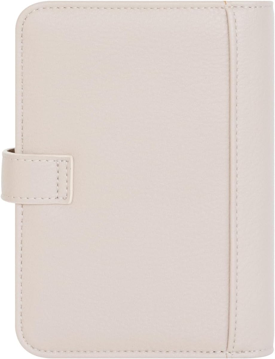 FranklinCovey - Reese Ring-Bound Binder for FranklinCovey Planners | Simulated Leather - Snap Binder (Pocket, Driftwood)