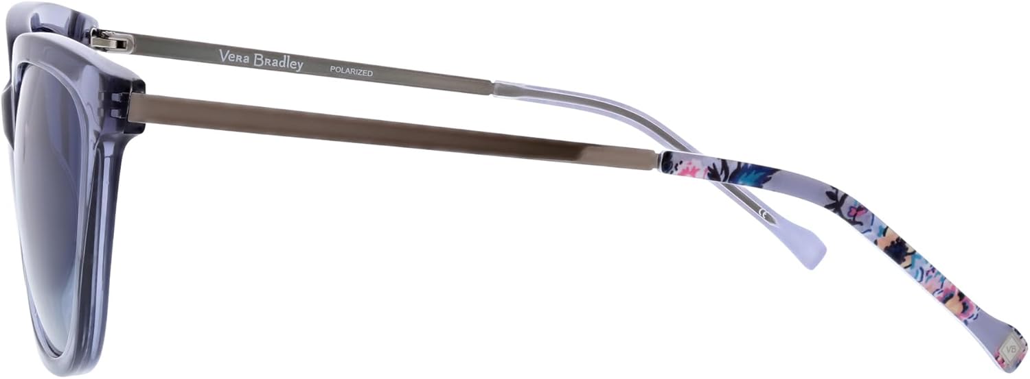 Vera Bradley Women's Polarized Bevyn Square Sunglass