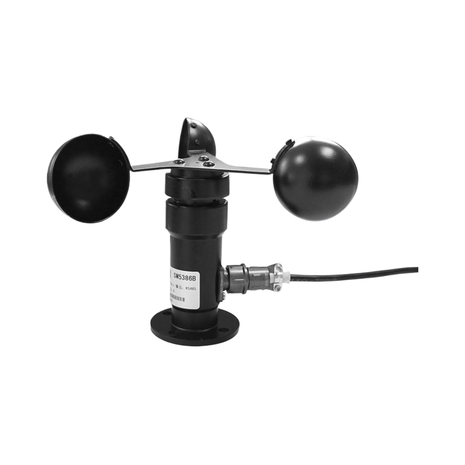 Three-Cup Wind Speed Sensor Aluminum Alloy(Side Outlet)