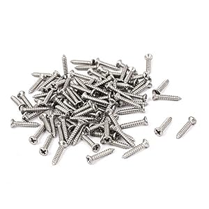 uxcell – sourcing map M1,4 x 8 mm Kreuz mit Senkkopf Selbstbohrende S