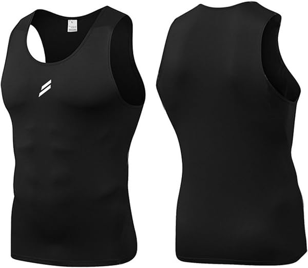 Chalecos casuales sin mangas para hombre, camisetas sin mangas con tiras reflectantes y cuello redondo para fitness al aire libre - 5