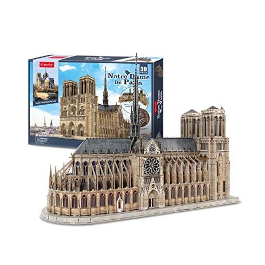 本格仕様の立体模型 ノートルダム大聖堂　３Dジグソーパズル　puzz 3d社 Amazon.co.jp: 本格仕様の立体模型☆ノートルダム大聖堂 3D