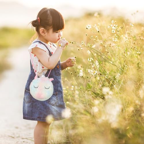 Cute Unicorn Plush Shoulder Bag - Girls' Princess Gift Handbag with Coin Purse4