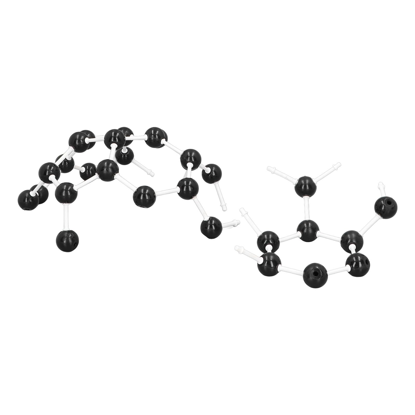 Kit Modello di Struttura Molecolare C60 per Strumenti Didattici di Chimica Plastica Resistente con 12 Atomi di Carbonio per L'istruzione in Classe