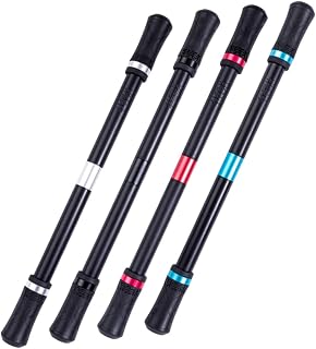 OSALADI 4 Bolígrafos Giratorios Samurai Para Entrenamiento De Dedos Juguetes Antiestrés Bolígrafo Giratorio Para La Escuela Bolígrafo Negro Giratorio