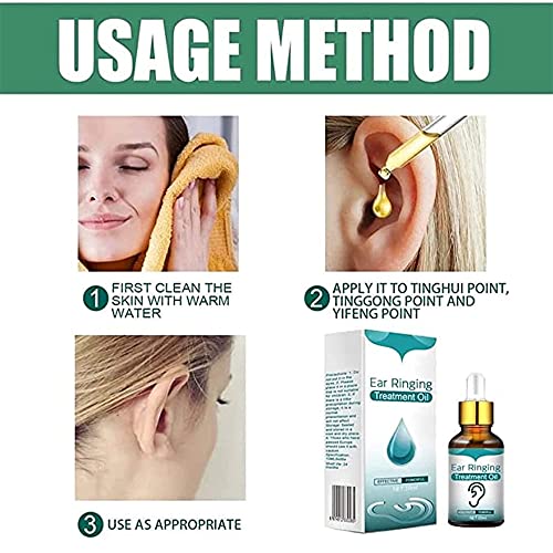 Japanese Ear Ringing Treatment Oil - 10Ml Organic Ear Oil, All Natural Herbal Ear Ringing Remedy Drops, Ear Ringing Oil To Help Stop Ear Ringing, Hearing Loss, Eases Pain, Unclogs Ears (3Pcs) #TOP3