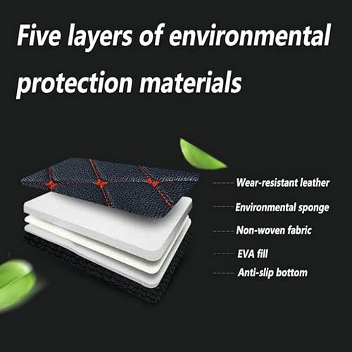 Miniatura 4 de Tapete para el piso del automóvil para el 99% de los sedanes, deportivos, tapetes personalizados de lujo para SUV para mujeres, tapetes de cuero