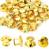 They Are Sturdy, Metal, And Do Not Fall Off Easy：These pin backs locking clasps are made of quality nickel-plated copper, Nice and sturdy locks, unique snap design, locks your needle securely, Don’t really worry about fall off or get lost pins thanks...