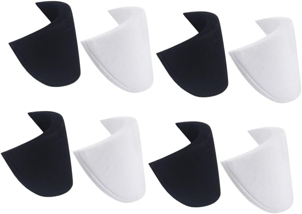 4Pairs Sponge Shoulder Pads for Women Slip Enhancer Pads for Clothing Comfortable Breathable Washable Reusable for Low Shoulders Daily Wear