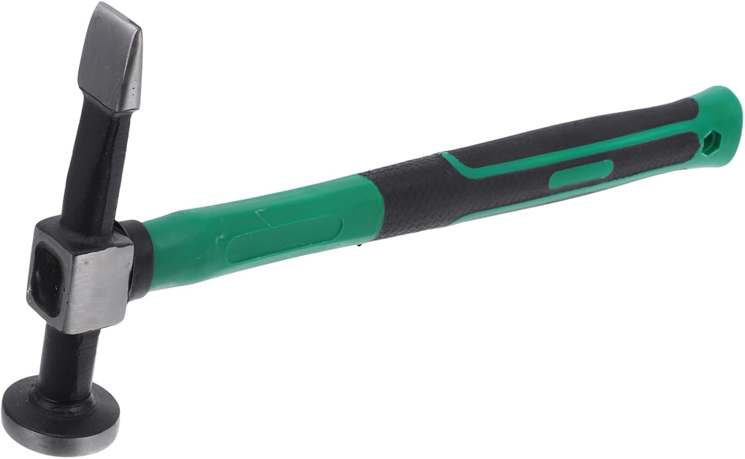 Auto Body Repair Hammer Small Metal Working Tool with Plastic Handle and Flat Head for Car Emergency and Dent Removal