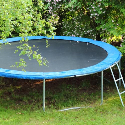 Protector lateral para trampolín infantil de exterior con espuma elástica azul 5