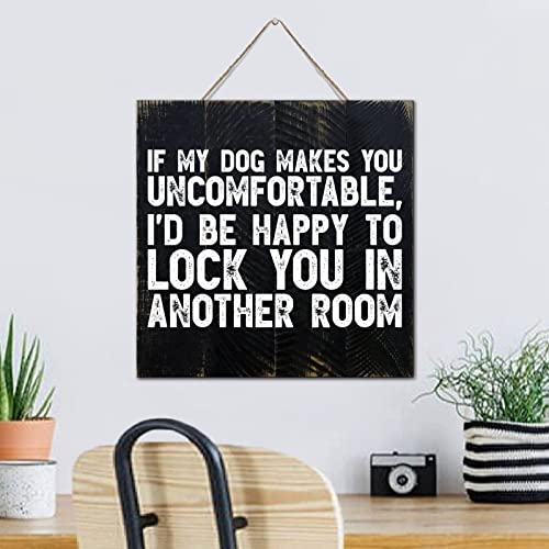 Panneau bois chien déco murale rustique pour chalet et salon chaleureux