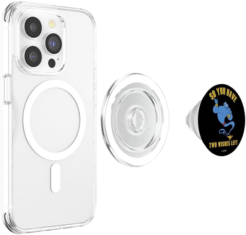 Disney Aladdin Genie So You Have Two Wishes Left PopSockets MagSafe PopGrip for iPhone