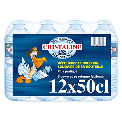 Boissons - CRISTALINE - Eau De Source Naturelle Pack De 12X50Cl - L'unité - -12%