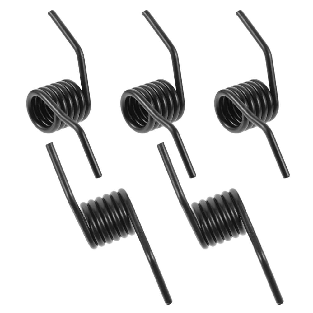 Housoutil 5Pcs Handle Return Spring, Hydraulic Jack Spring 3 Ton Horizontal Return Spring for Hydraulic Jack Levelling Jack Accessories Black