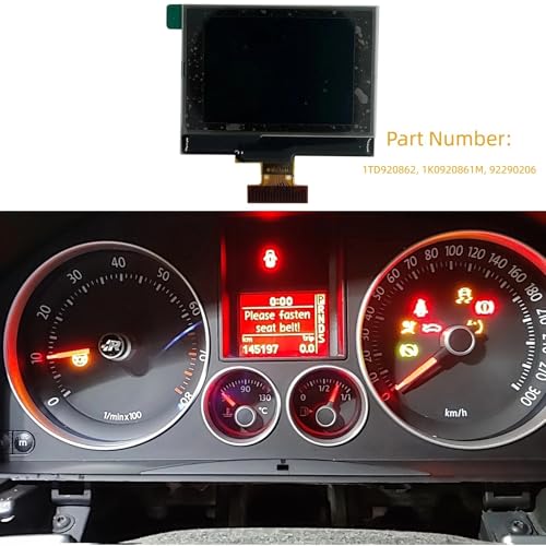 Pantalla LCD del panel de instrumentos para sustitución en salpicadero Touran Mk1 4