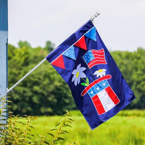 Cogardenshower House Flag Pole Kit - 5Ft Tangle Free Flag Pole Holder For Outside House thumb #7