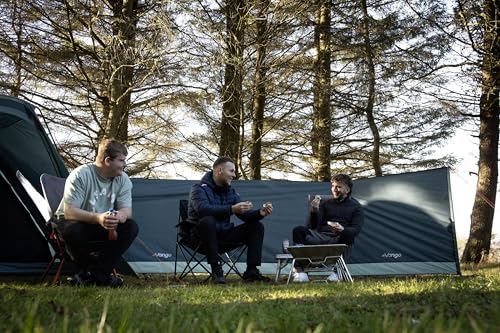 Vango Family Windbreak - PowerPlus Steel Poles, Fire Retardant Fabric, 4,000mm Waterproof Sentinel Active Plus Material, High Visibility Guylines, Compact Carry Bag for Camping, Beach (Sentinel Blue) - Image 6