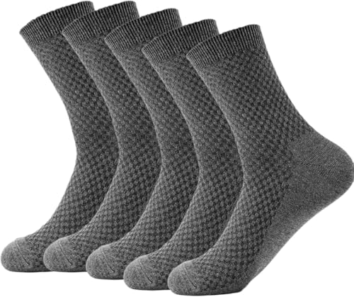 Chaussettes bambou respirantes anti transpiration lot de 5