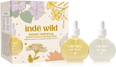 indē wild Radiant Hair Ritual Tiny Treats for Glowing Hair Champi hair Oil 10ml + Moonlight Scalp Serum 10ml"